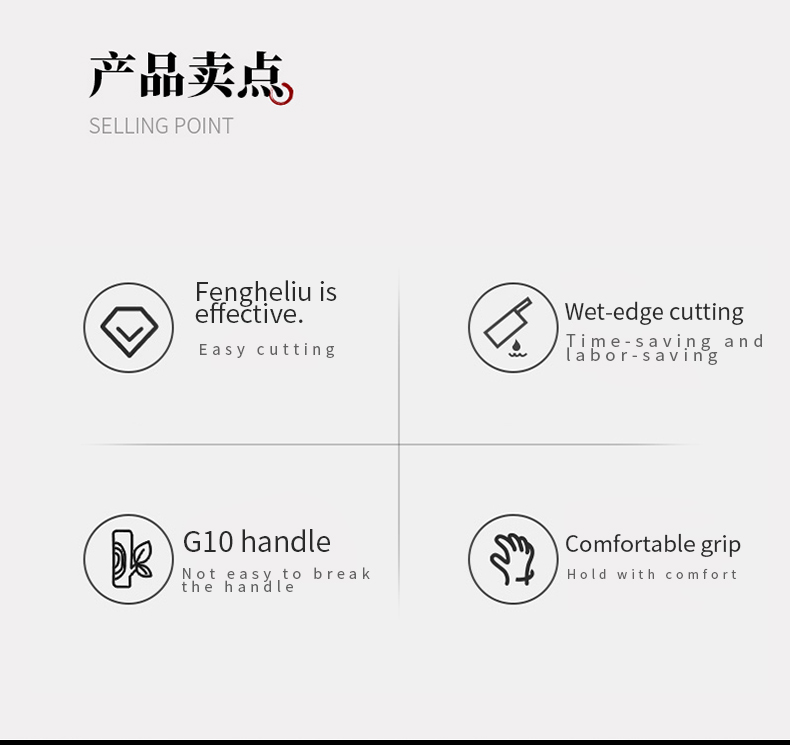 经典纹G10大马士套刀-英文_02 经典纹G10大马士套刀-英文_02