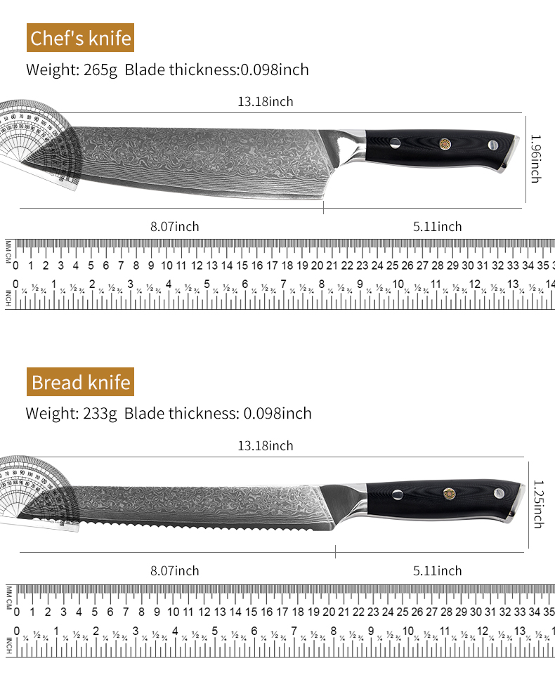 经典纹G10大马士套刀-英文_13 经典纹G10大马士套刀-英文_13