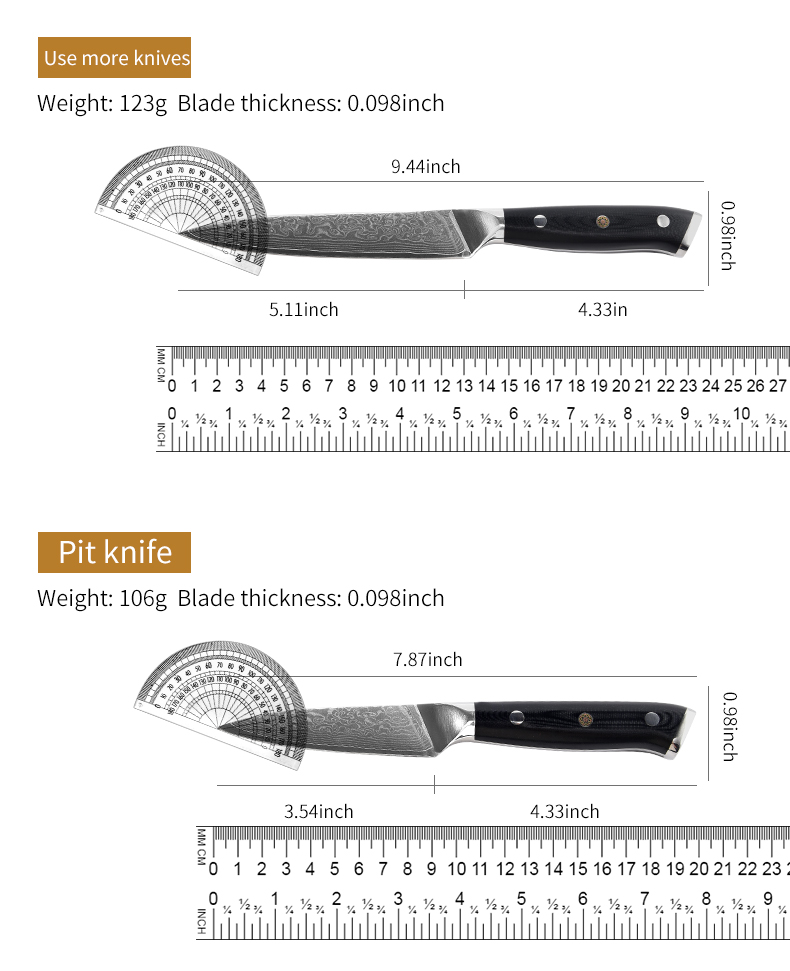 经典纹G10大马士套刀-英文_15 经典纹G10大马士套刀-英文_15