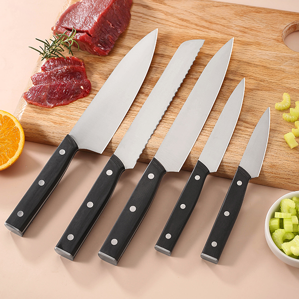 good useful knife sets with pakka wood handle