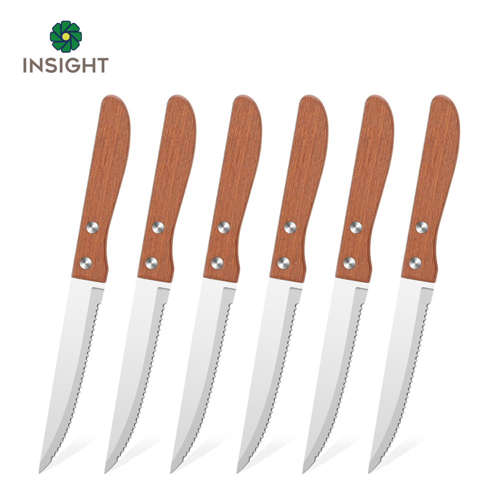 High Carbon Stainless Steel Serrated Steak Knife