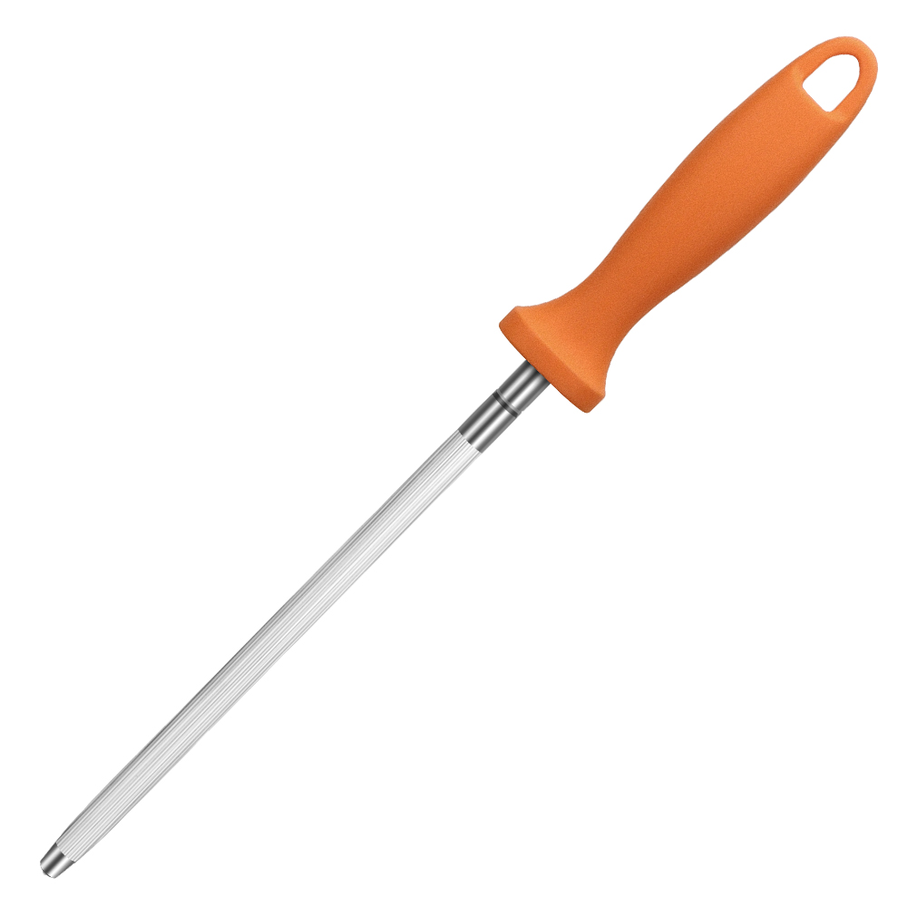 Professional Carbon Steel Black Knife Sharpening Steel