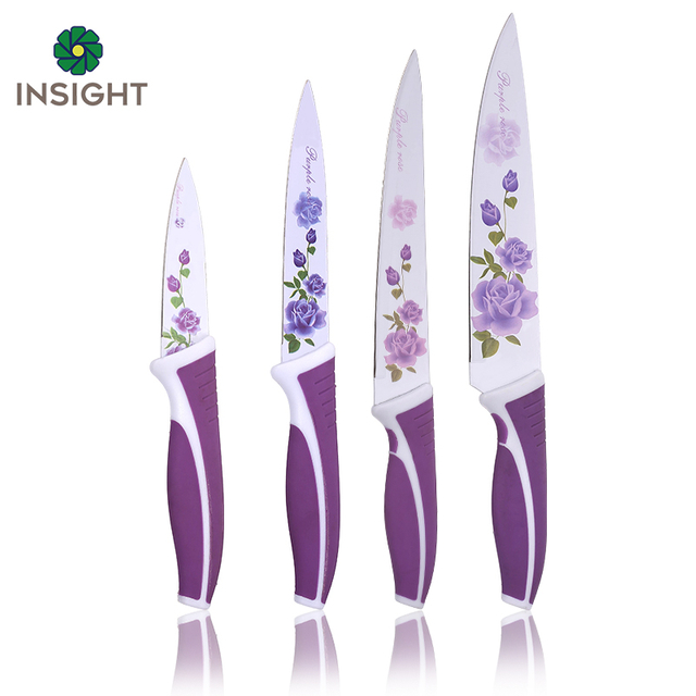 Красивый цвет, набор кухонных ножей из 3 предметов