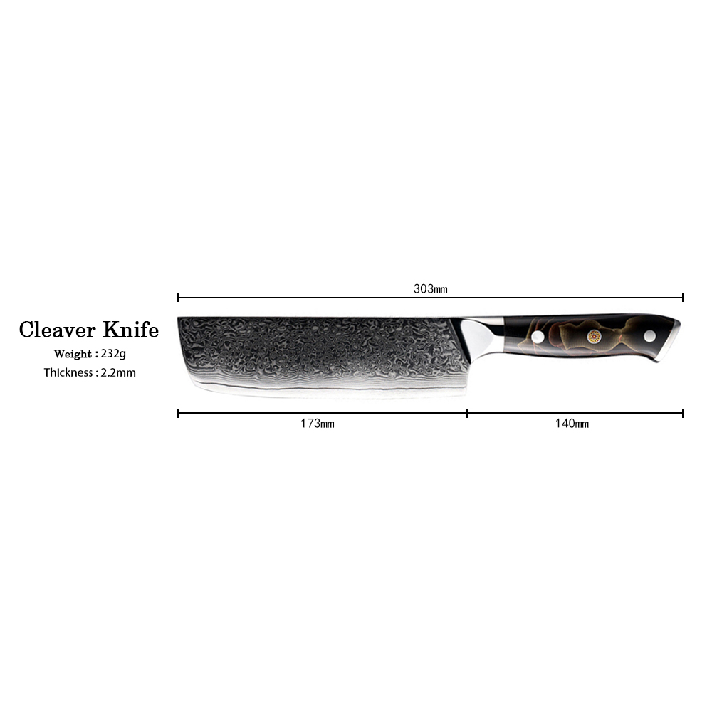 High Carbon Japanese Cleaver Knife