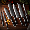 Damascus Kitchen Knife Sets S7-DMS-102A