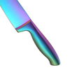 Knife with Titanium Coated Rainbow Blades