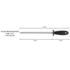Professional Honing Rod for Knife Sharpening