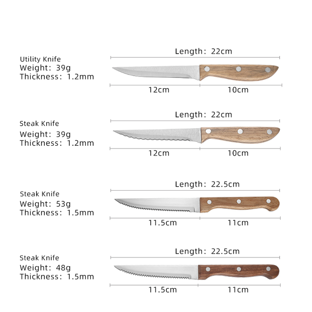 Модный уникальный нож для стейка