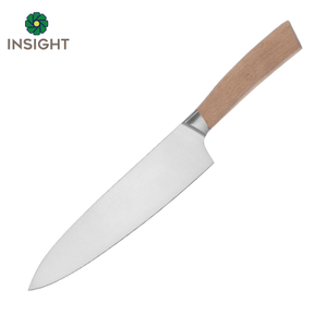 Chef Knife With Wooden Handle