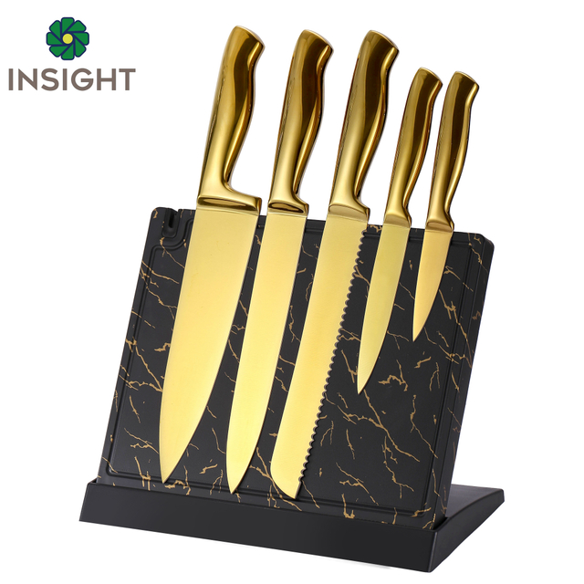 Stainless Steel Knife Sets for Kitchen with Block