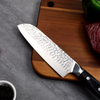 Stainless Steel Wooden Handle Santoku Knife