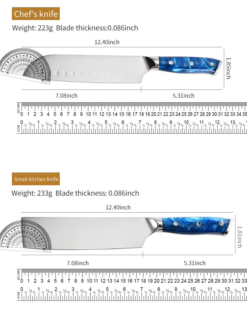 双钢铁蓝色树脂10件套-英文_10