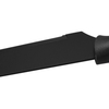 Black Plastic Handle Kitchen Knife Set