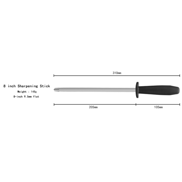 Stainless Steel Sharpening Rod