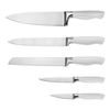 6PCS 3CR13 Stainless Steel Knife Block Set