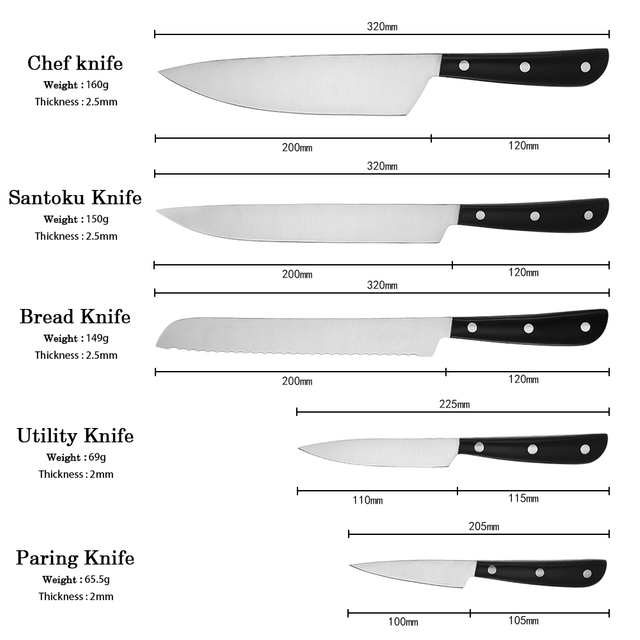 Best 3Cr13 Chef Knife Set