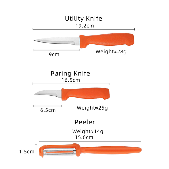 Juegos de cuchillos utilitarios agradables