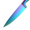 Knife with Titanium Coated Rainbow Blades