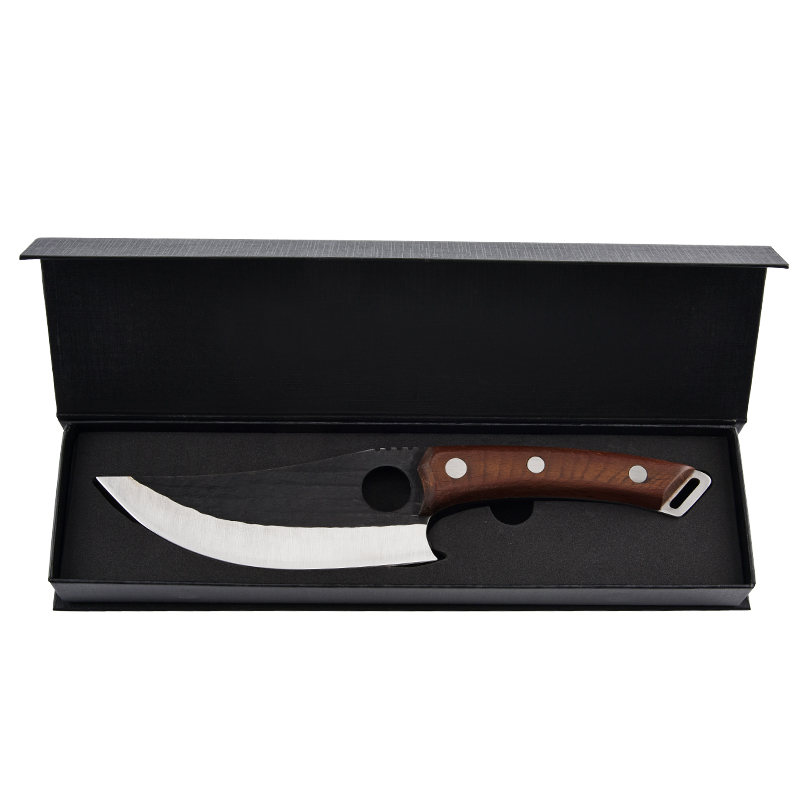 Classic Butcher Knife With Wooden Handle