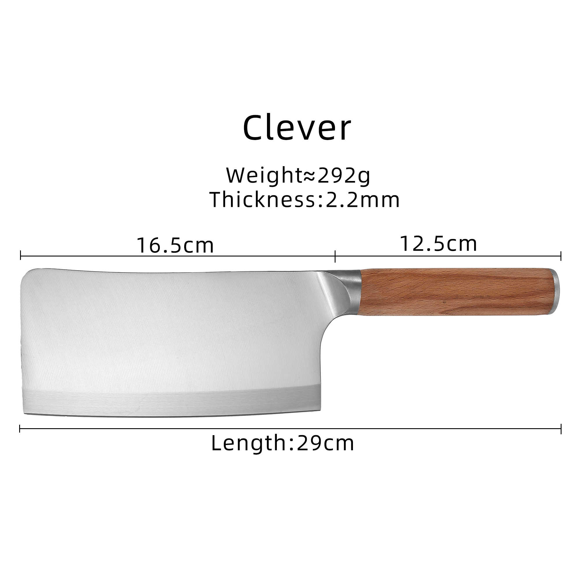Premium Sharp Wooden Handle Clever
