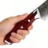 Stainless Steel Damascus Texture Kitchen Knife Set