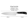 Chef Knife With Double Stainless Steel Heads