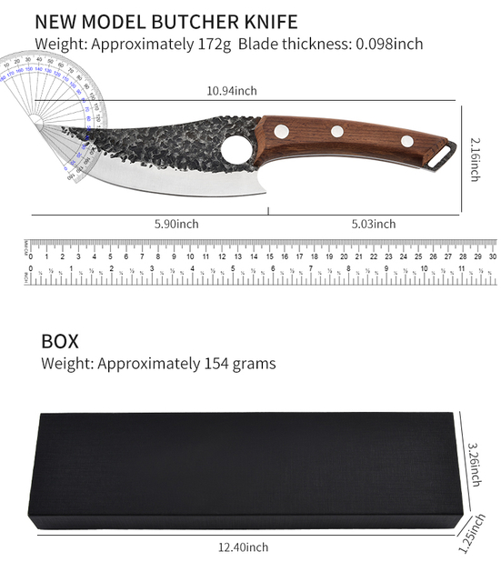 6 Inch Stainless Steel Butcher Knife