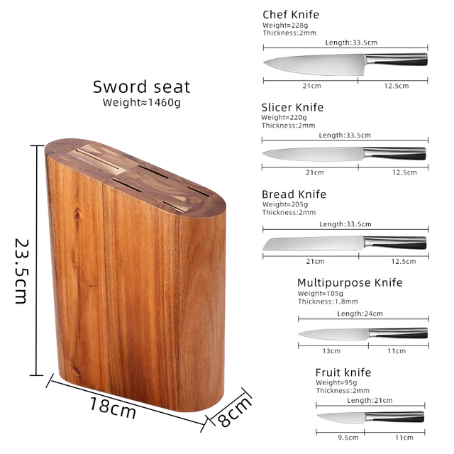 Modern Knife Sets Special Handle