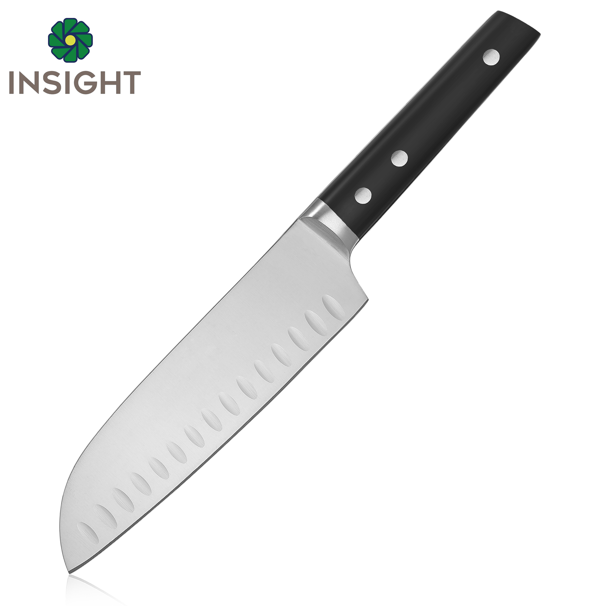 Japanese Santoku Knife With Full Tang Handle