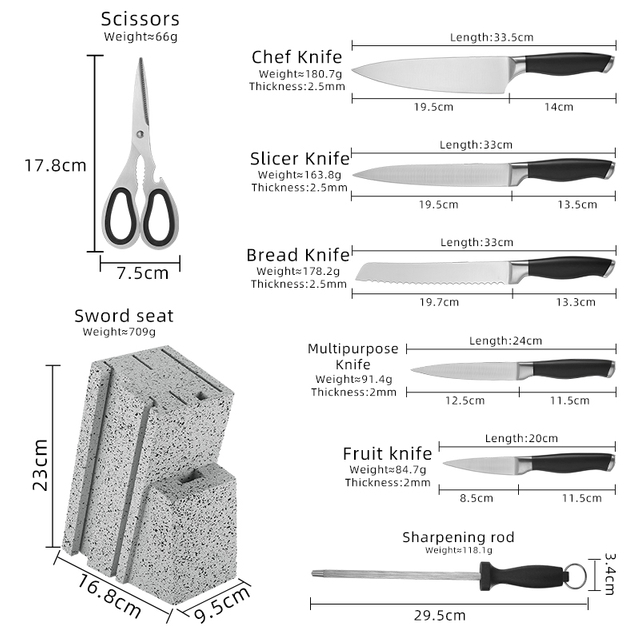 Best Rated Kitchen Knife Sets 