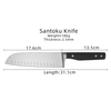 Ultra Sharp Cooking Santoku Knife 