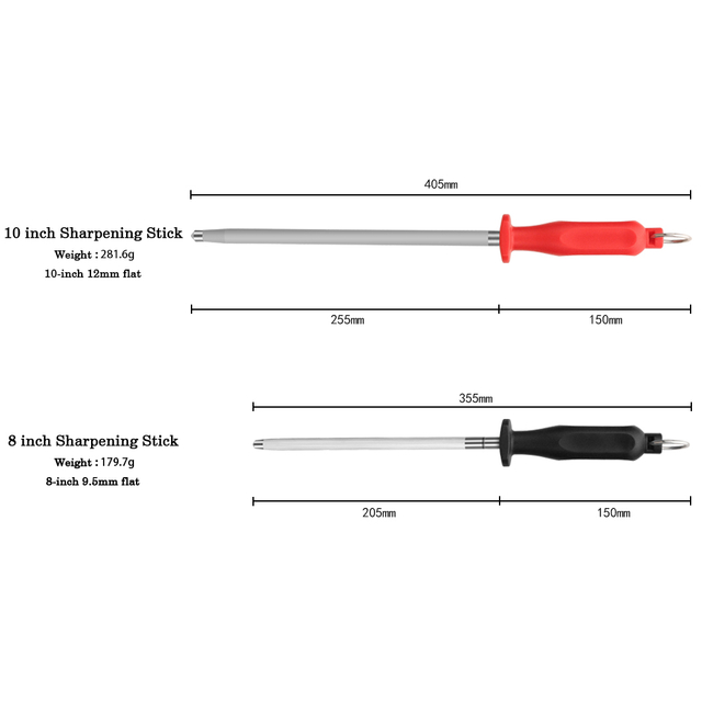 2PCS Knife Sharpener Rod