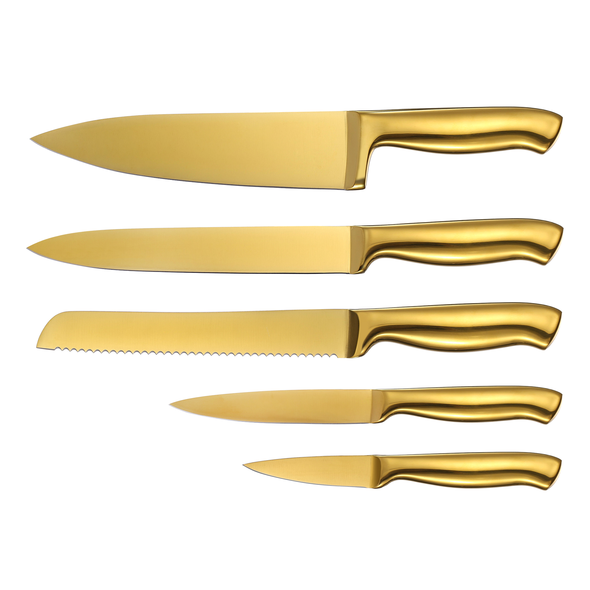 Stainless Steel Knife Sets for Kitchen with Block