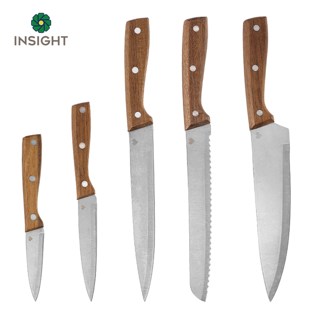 Set di coltelli da cucina a 6 pezzi con blocco