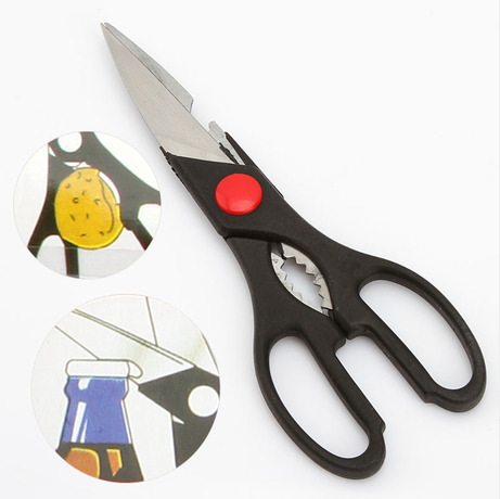 Multipurpose Scissors with Ergonomic Handles