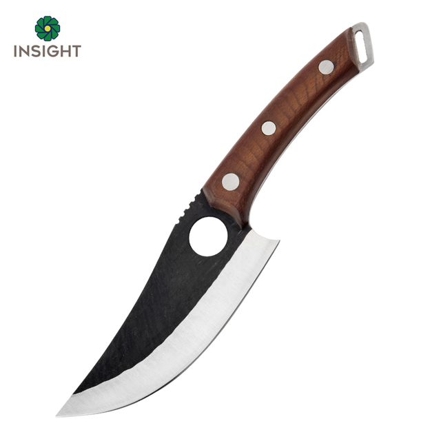 Classic Butcher Knife With Wooden Handle