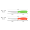 6 Piece PP Steak Knife Set