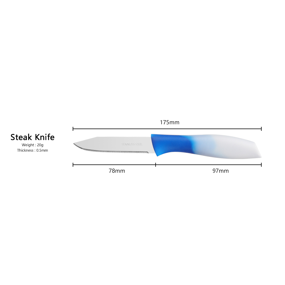 Serrated Edge Stainless Steel Steak Knives