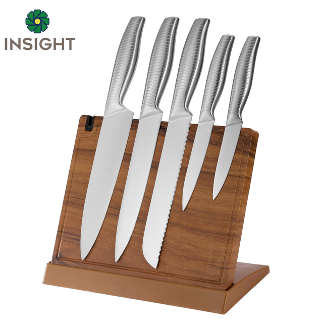 Juego de bloques de cuchillo de cocina de cocina