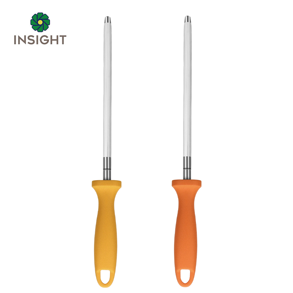 Professional Carbon Steel Black Knife Sharpening Steel