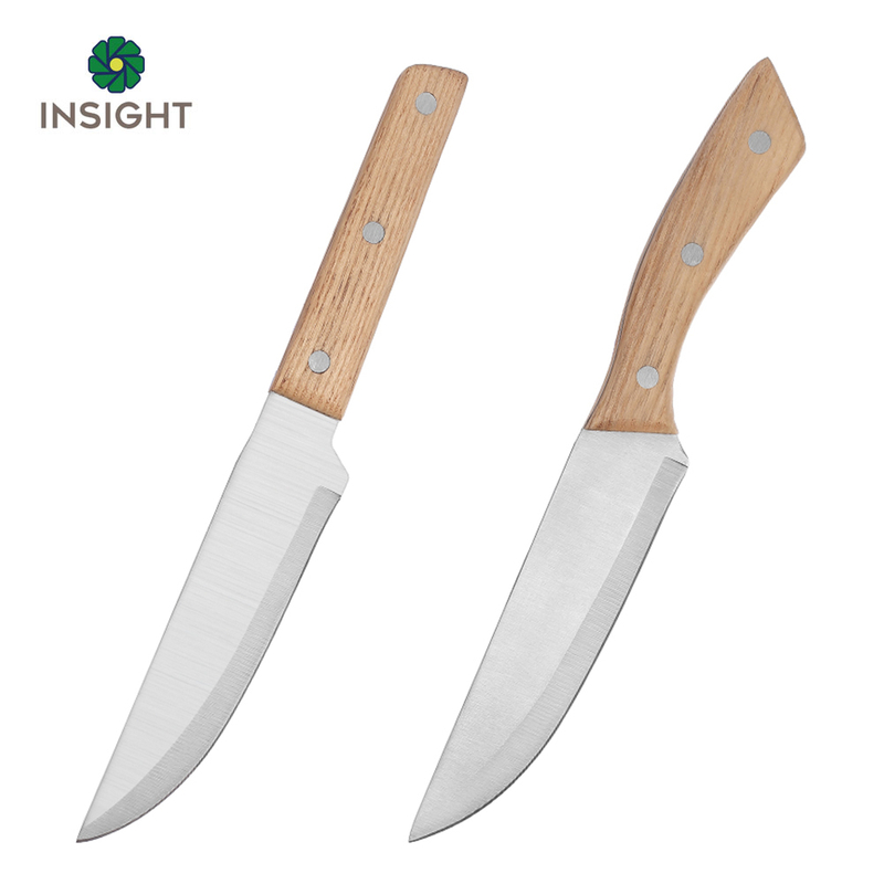 Wood Handle Stainless Steel Knife Set