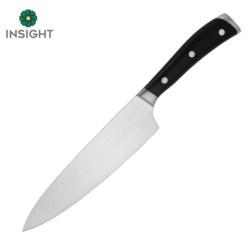 Chef Knife With Double Stainless Steel Heads