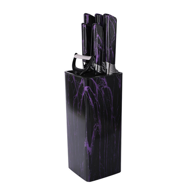 7 Piece Knife Set Kitchen Knife Block Set