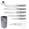 7-Piece Kitchen Knife Set with Knife Block