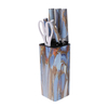 7-Piece Kitchen Knife Set with Knife Block