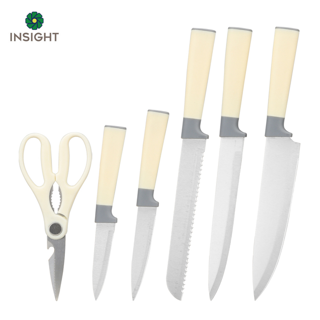 Dishwasher Safe Knife Set with Anti-Slip Ergonomic Handle