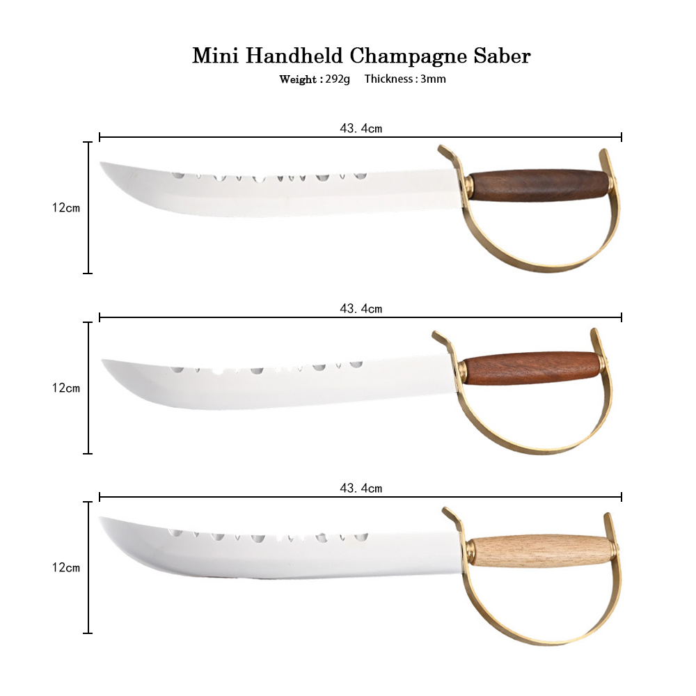 Champagne Saber With Wooden Handle GT0011-X