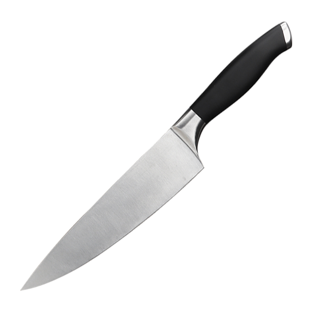 Black Knife Set With Hollow Handle