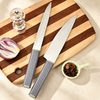 Grey Knife Set With Plastic Handle