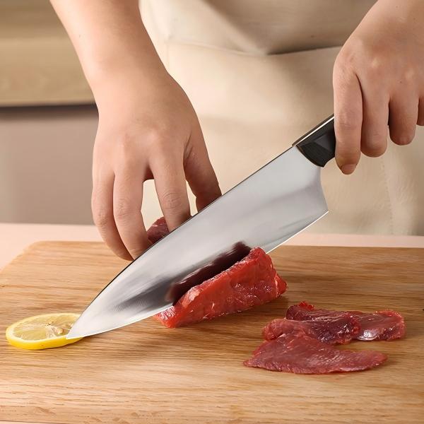 Custom Chef Knife vs Factory High-Carbon Santoku: For Left-Handed Professional Cooks